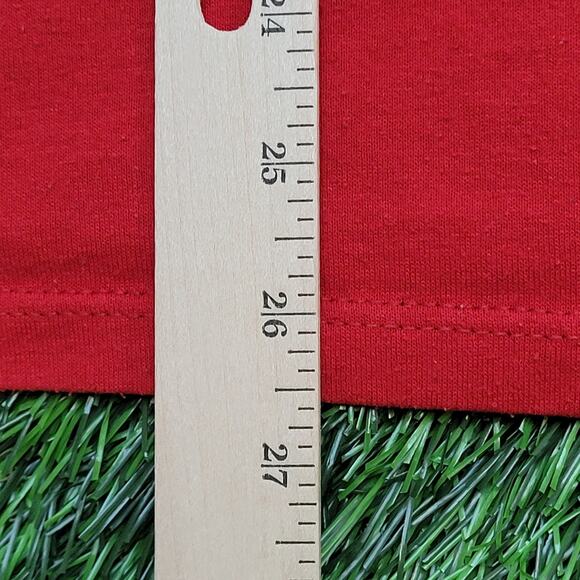 Vintage 80s Keen Vette Z06 Shirt M/L 20x27 Red Car Enthusiast - Picture 9 of 14